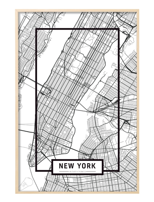 "NEW YORK" MAP
