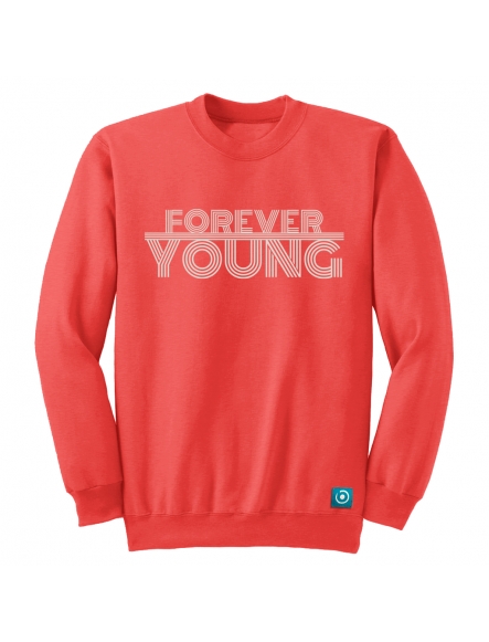 SUDADERA "FOREVER YOUNG" RED