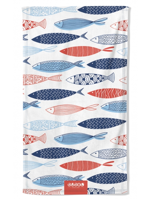 "COLOURED FISHES" TOWEL