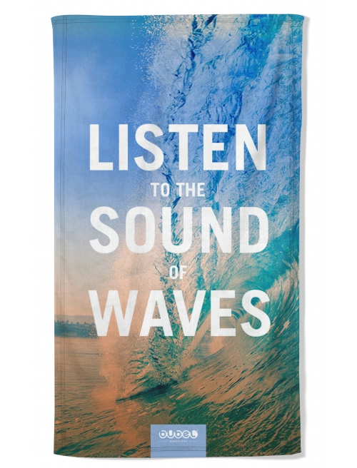 "WAVES SOUND" TOWEL