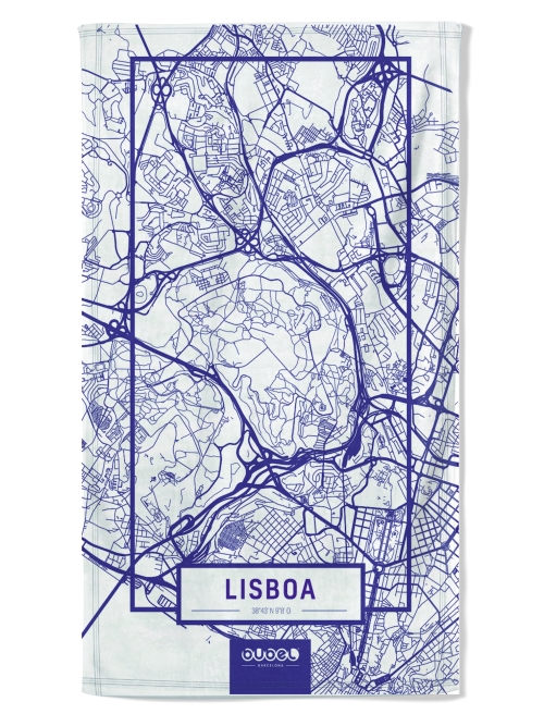 "LISBOA MAP" TOWEL