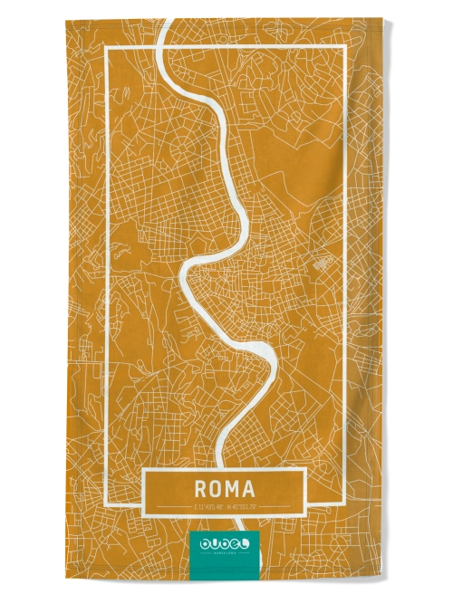 "ROMA MAP" TOWEL