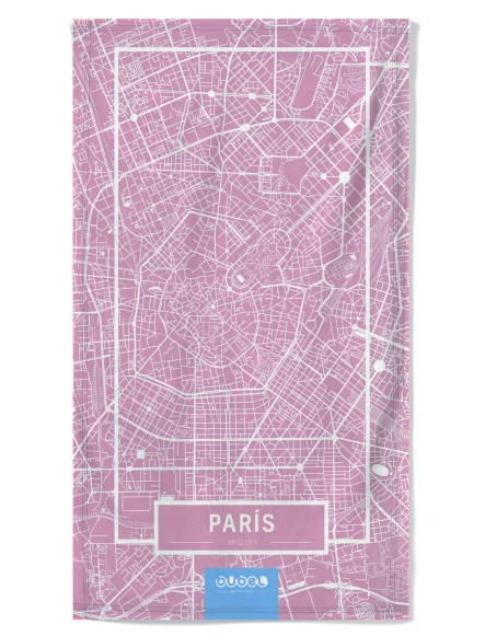 "PARIS MAP" TOWEL