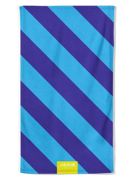 "DIAGONAL BLUE" TOWEL